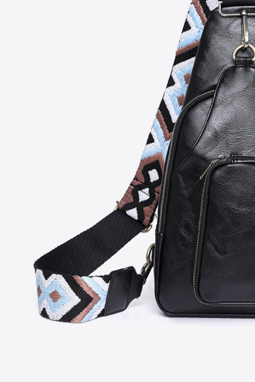 Adored Take A Trip Vegan Leather Sling Bag