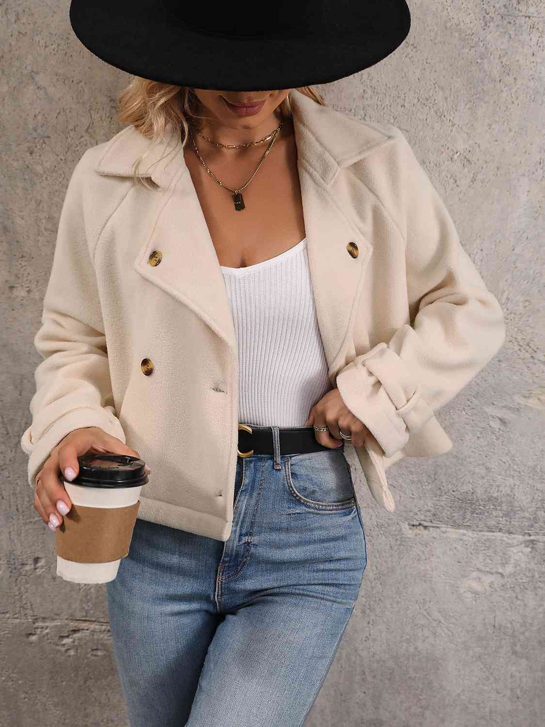 Cropped Trench Jacket