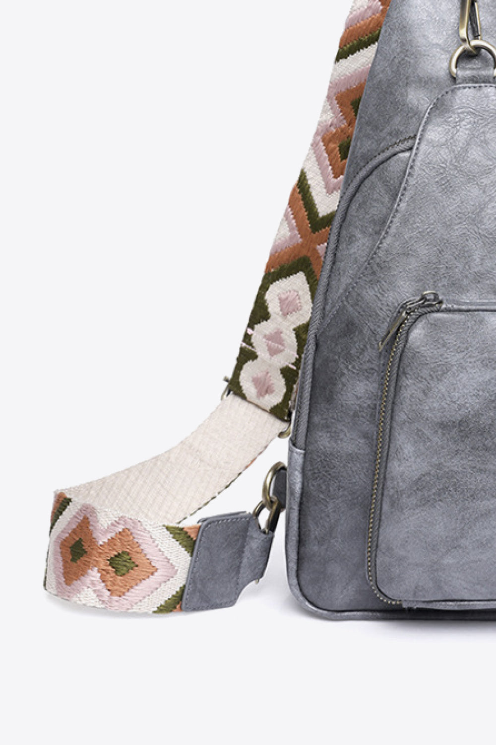 Adored Take A Trip Vegan Leather Sling Bag