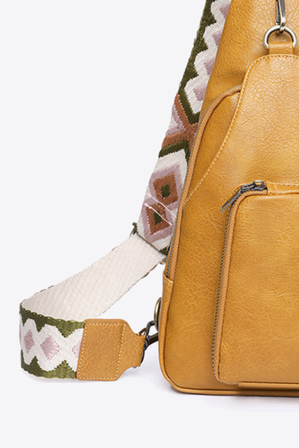 Adored Take A Trip Vegan Leather Sling Bag