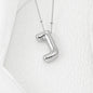 Bubble Letter Monogram Necklace A-L