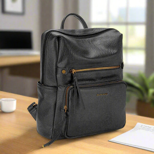 PU Leather Backpack Bag