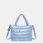 PU Leather Detachable Strap Crossbody Bag