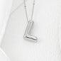 Bubble Letter Monogram Necklace A-L