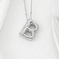 Bubble Letter Monogram Necklace A-L