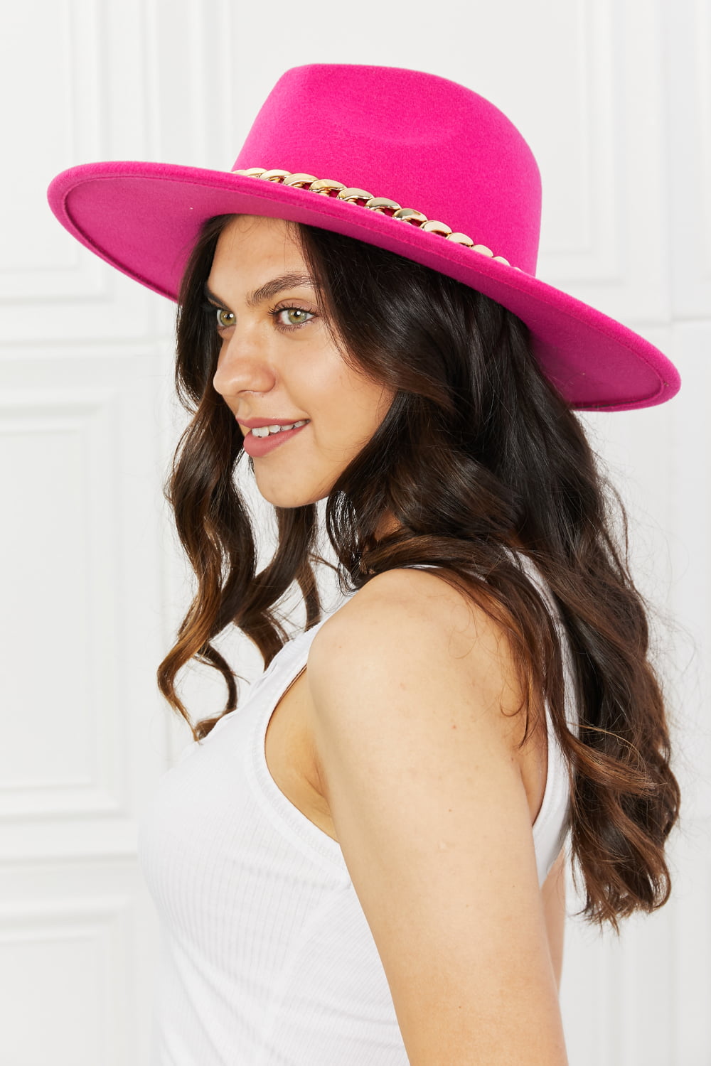 Hot Pink Fedora Hat