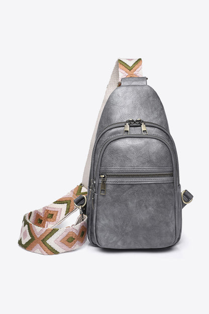 Adored It's Your Time Vegan Leather Sling Bag