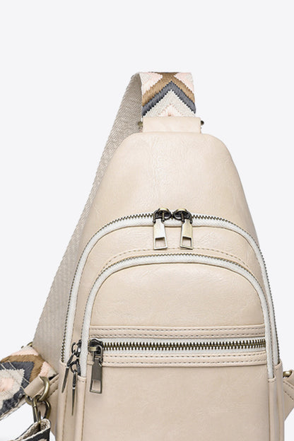 Adored It's Your Time Vegan Leather Sling Bag