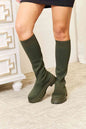 Chic Knee High Platform Sock Boots