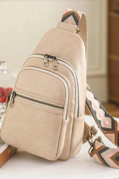 Adored It's Your Time Vegan Leather Sling Bag