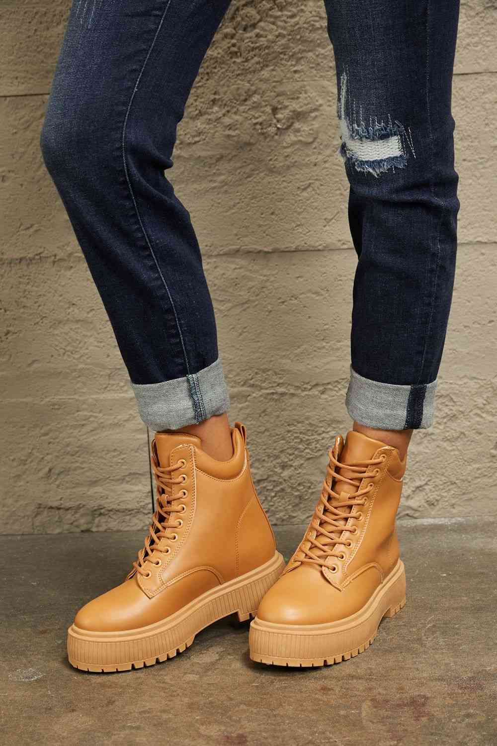 Platform Combat Boots