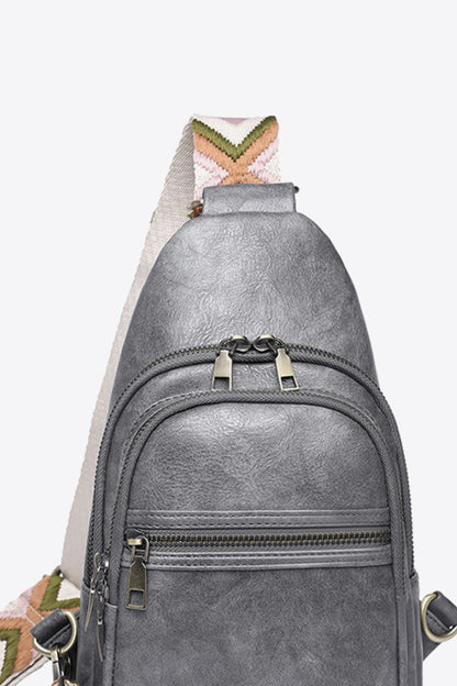 Adored It's Your Time Vegan Leather Sling Bag