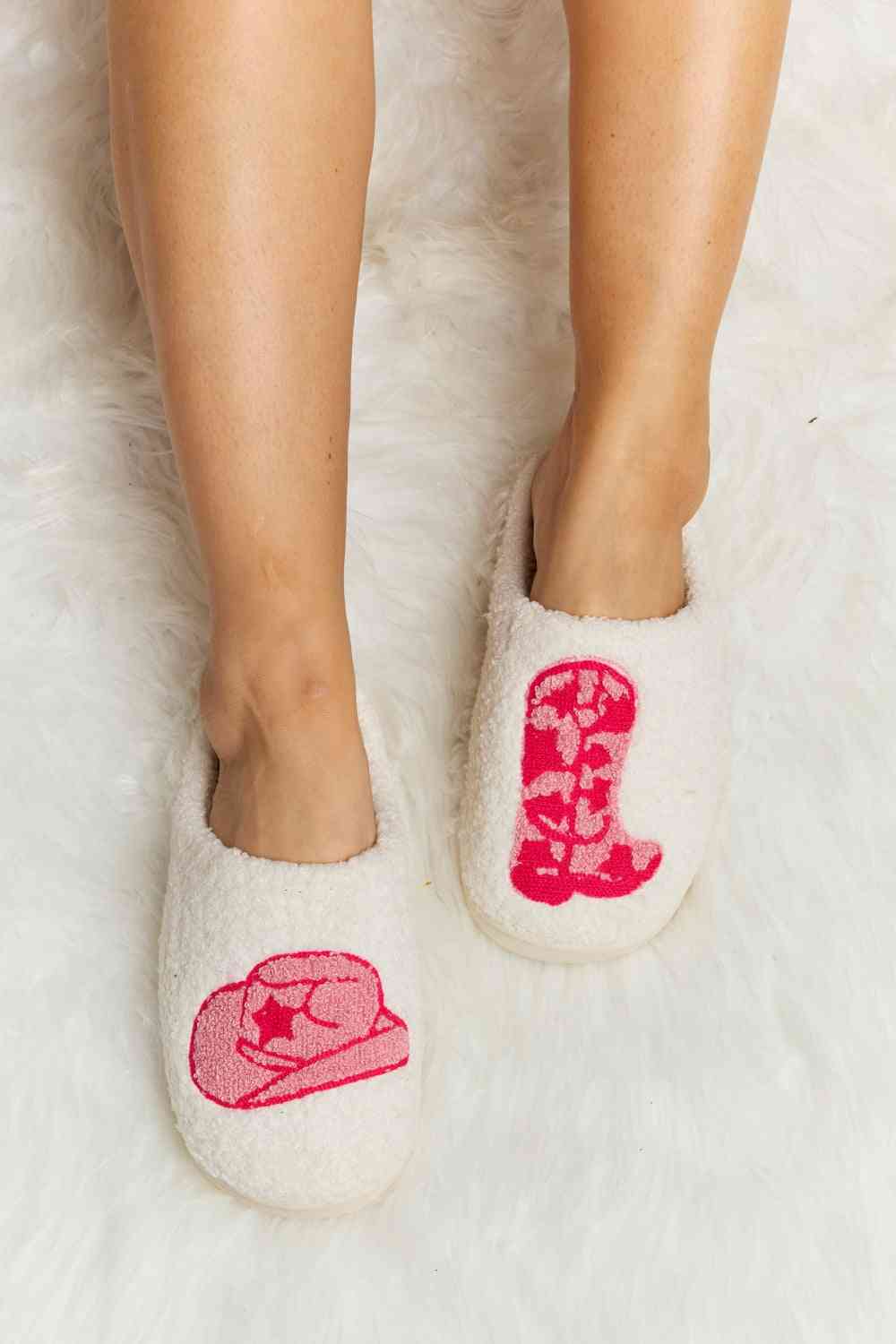 Plush Fleece Slide Slippers