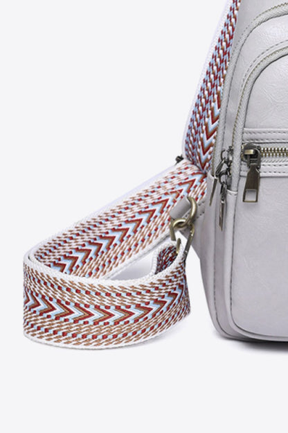 Adored It's Your Time Vegan Leather Sling Bag